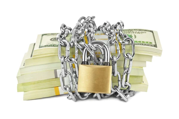 Money and chain — Stock Photo, Image