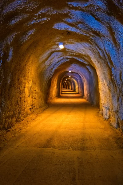 Tunnel in Resort Rafailovici - Montenegro — Stock Photo, Image