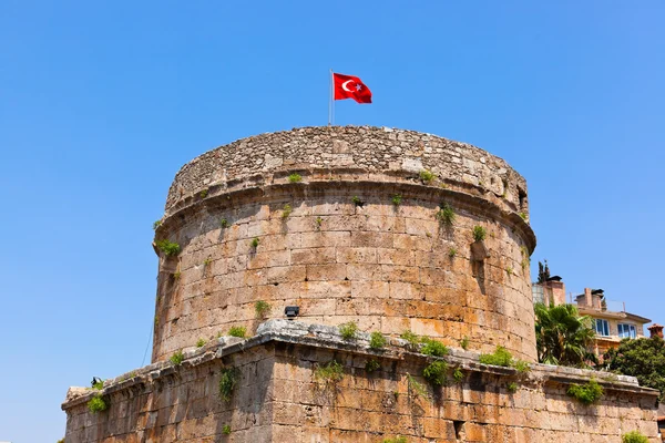 Старый форт в Анталии, Турция — стоковое фото