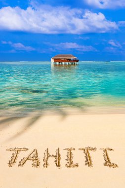 Word Tahiti sahilde
