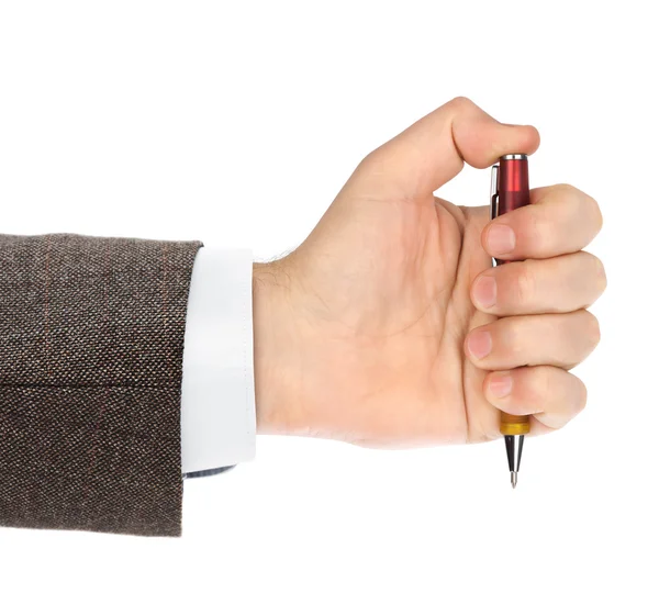 Pen in hand — Stock Photo, Image