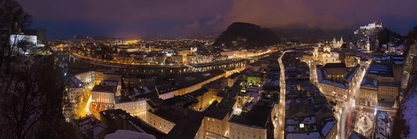 Salzburg Oostenrijk op winter — Stockfoto