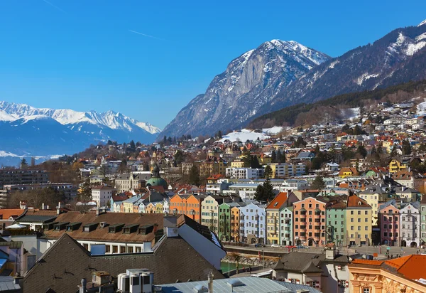 Innsbruck Austria - architecture and nature background — Stock Photo, Image