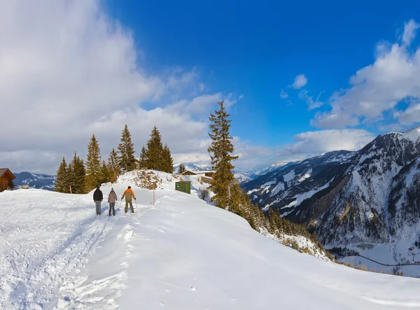 Bergen ski resort kaprun Österrike — Stockfoto