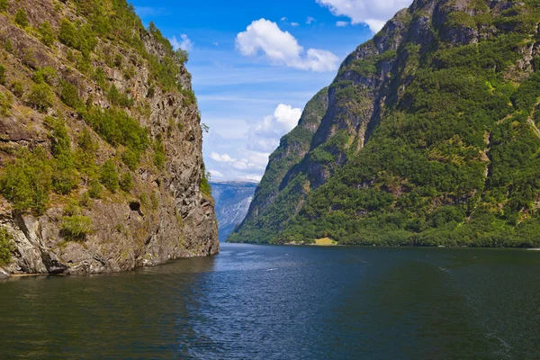 Fjord sognefjord - Norsko — Stock fotografie