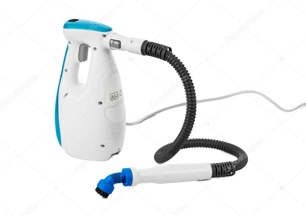 Steam cleaner isolated on white background