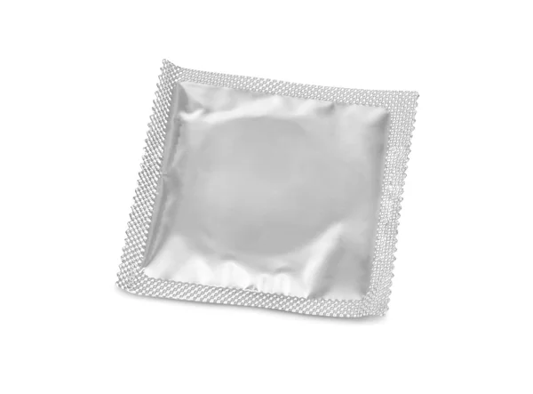 Condom - isolated on white background — Stock Photo, Image