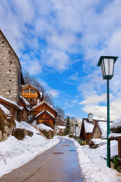 Miejscowości hallstatt nad jeziorem - salzburg austria — Zdjęcie stockowe