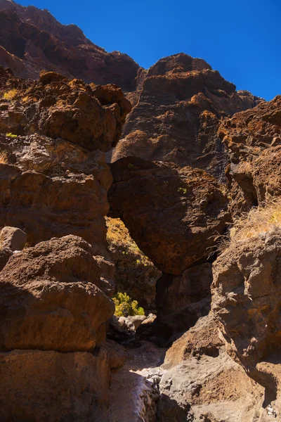 Híres canyon Masca a Tenerife - Kanári — Stock Fotó