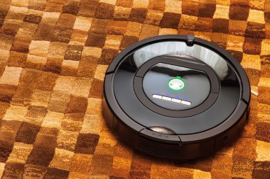 Robot elektrikli süpürge halı