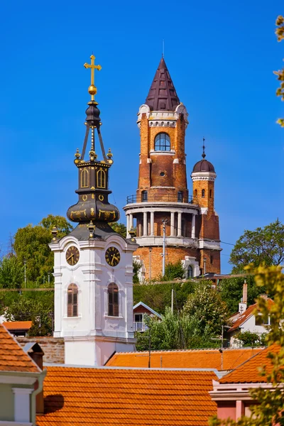 Gardos Tower w dzielnicy Zemun - Belgrade Serbia — Zdjęcie stockowe