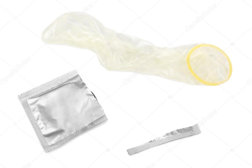 Condom - isolated on white background