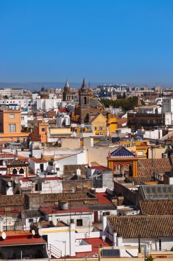 Panorama sevilla İspanya - katedral belltower göster