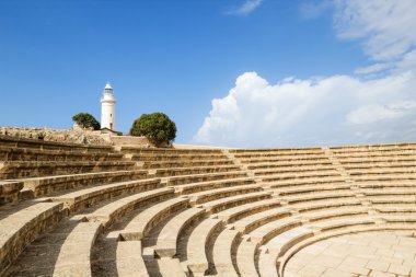 Pafos arkeolojik Park, Kıbrıs'taki antik Odeon.