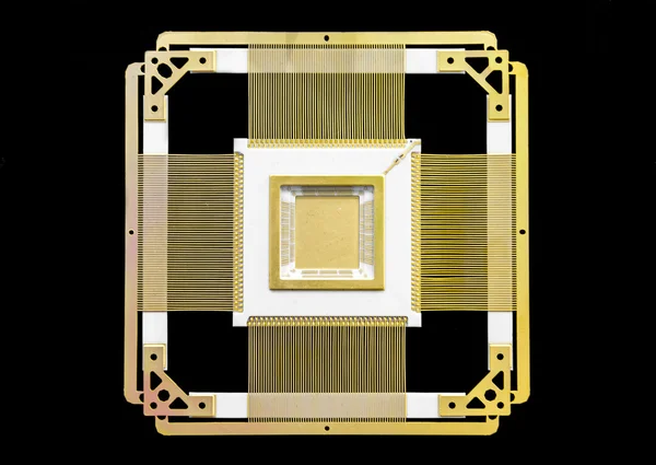 Metal ceramicznych przypadku chip — Zdjęcie stockowe