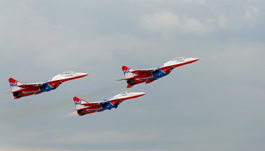 Russian aerobatic group Strizhi clipart