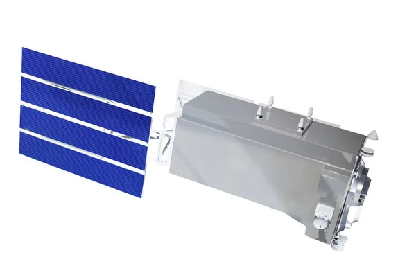 Model Towarzysza Telekomunikacji Bateriami Słonecznymi — Zdjęcie stockowe