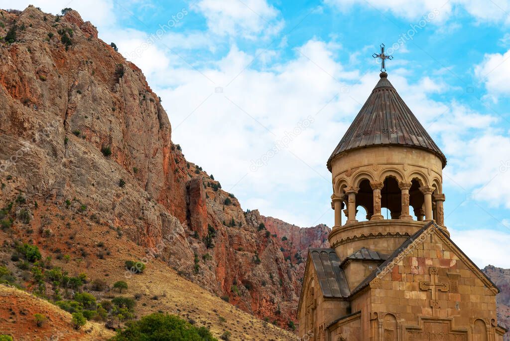 Noravank monastery was founded in 1205. It is located 122 km from Yerevan in a narrow gorge made by the Darichay river, nearby the city of Yeghegnadzor.