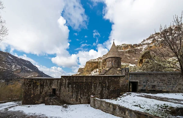 Das Kloster Von Geghard Unesco Armenische Mittelalterliche Architektur Das Azat — Stockfoto