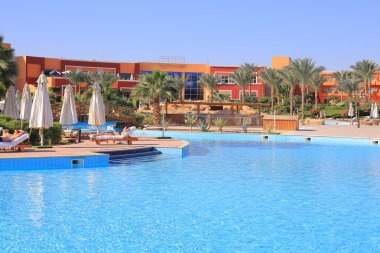 Havuz ve otel resort Mısır