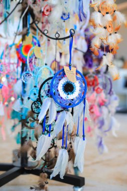 Saranda, Arnavutluk - 18 Ekim 2020: Hatıra Rüya Yakalayıcı