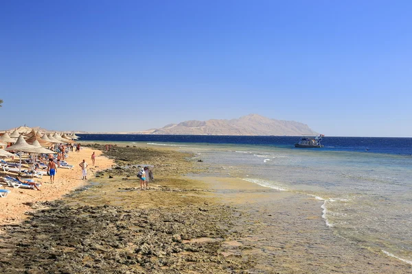 Playa del mar en Egipto — Foto de Stock