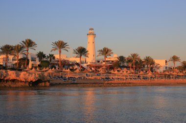 Bir Sharm el-sheikh gün batımında
