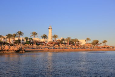 Bir Sharm el-sheikh gün batımında