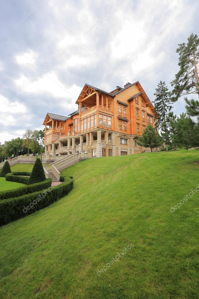 Honka House In Mezhyhirya Stock Editorial Photo C Viktor4ik