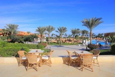 Mısır'daki açık kafe