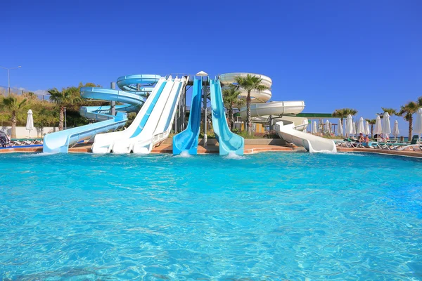 Water park, aqua park — Stockfoto