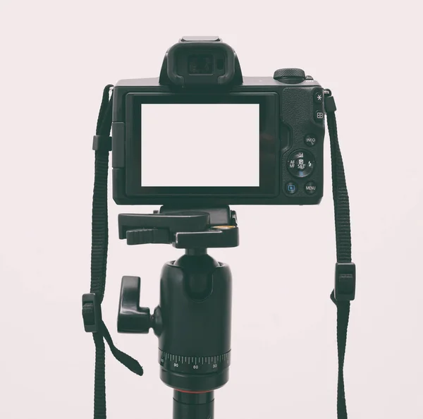 Modern Camera Tripod — Stock Photo, Image