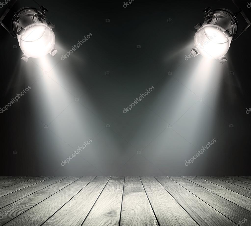 Dark background with spotlights Stock Photo by ©Olegkalina 66292255