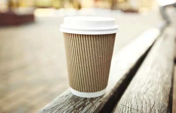 One coffee cup — Stock Photo, Image