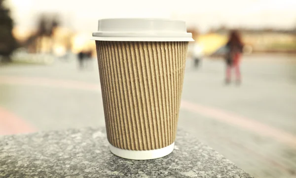 One coffee cup — Stock Photo, Image