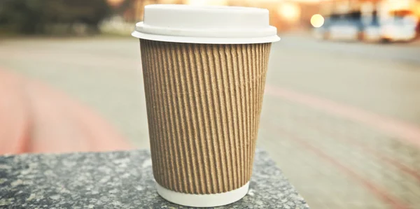 One coffee cup — Stock Photo, Image