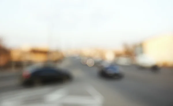 Blurred city street — Stock Photo, Image