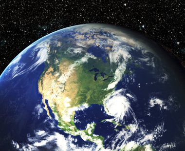 Dünya gezegen cosmos içinde