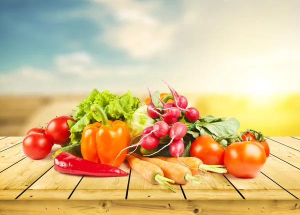 Variedad de verduras maduras — Foto de Stock