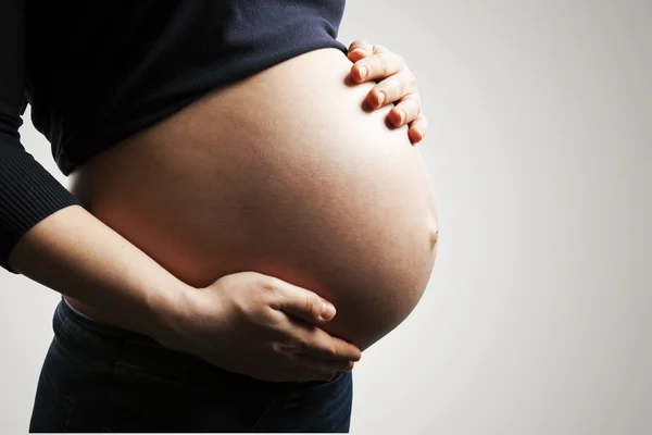 stock image pregnant woman Belly