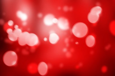 Kırmızı bokeh arkaplanı