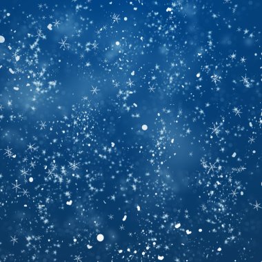 Işıklar mavi arka plan