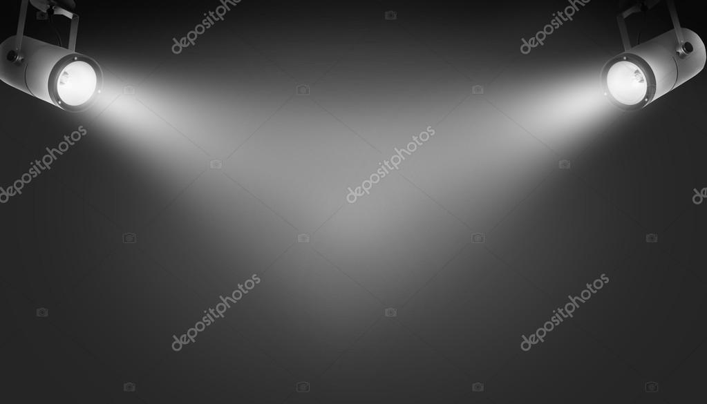 Spotlights on black background Stock Photo by ©Olegkalina 94509378