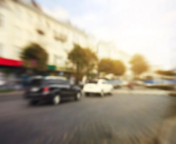 Vintage city street background — Stock Photo, Image