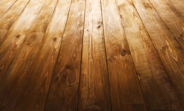 Old dark wooden desk — Stock Photo, Image