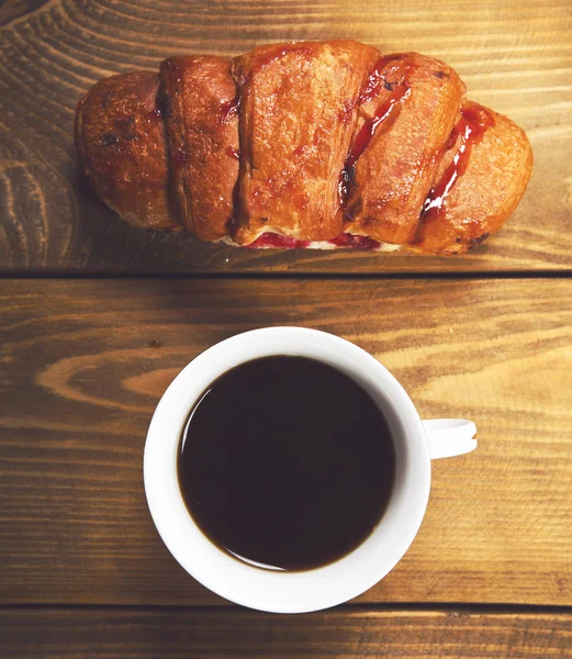 Xícara de café, sobremesa — Fotografia de Stock