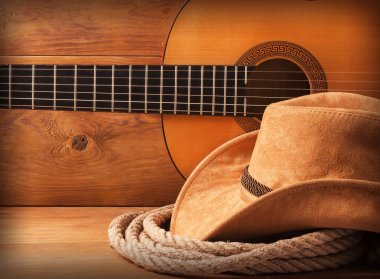 Country american music clipart
