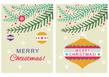 Çizmeli Kovboy Noel kartı. Mutlu Noeller vektör illüstrasyonu.