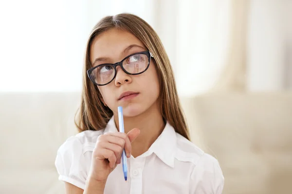 Menina de 8 anos — Fotografia de Stock