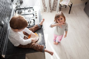 Çocuk yemek tatil pasta